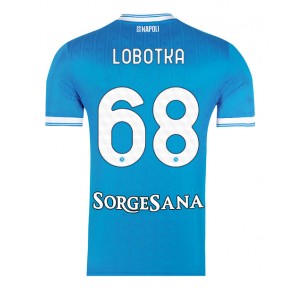 SSC Napoli Stanislav Lobotka #68 Prima Maglia 2025-26 Manica Corta
